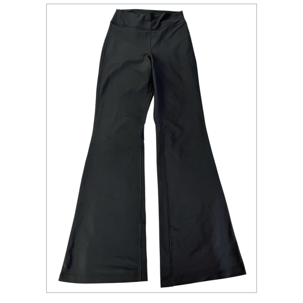 Old Navy Active Powersoft Flared Pull On Pants Women's Small Black Go-Dry‎